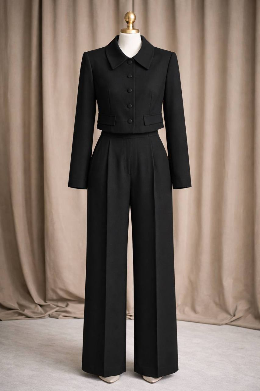 Midnight Elegance Tailored Suit